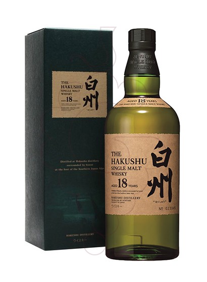 Foto Whisky The Hakushu 18 Anys