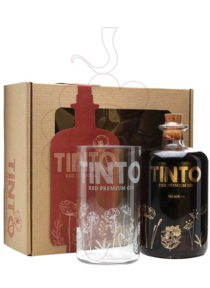 Foto Ginebra Tinto Red Premium Gin Pack (1 u + Got)
