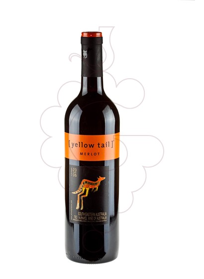 Foto Yellow Tail Merlot vi negre